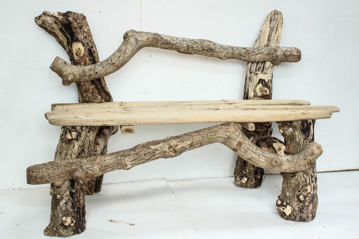 Driftwood Bench